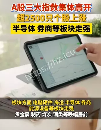 A股集体高开